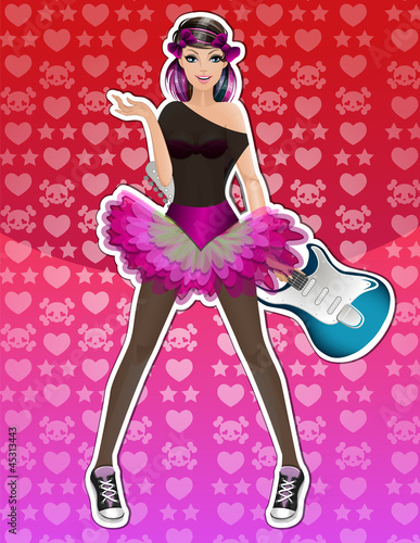 Emo Girl, illustration