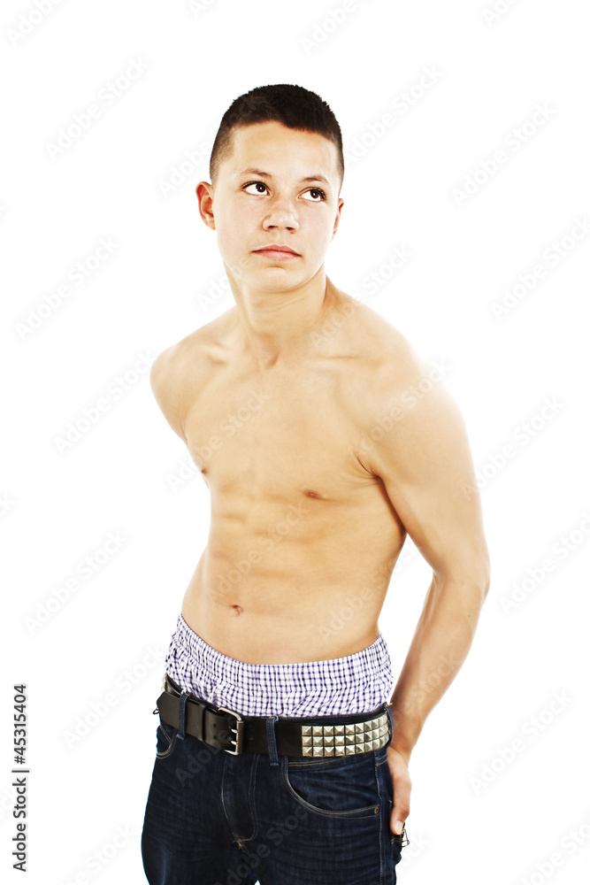 Handsome naked muscular male body Handsome naked muscular male body