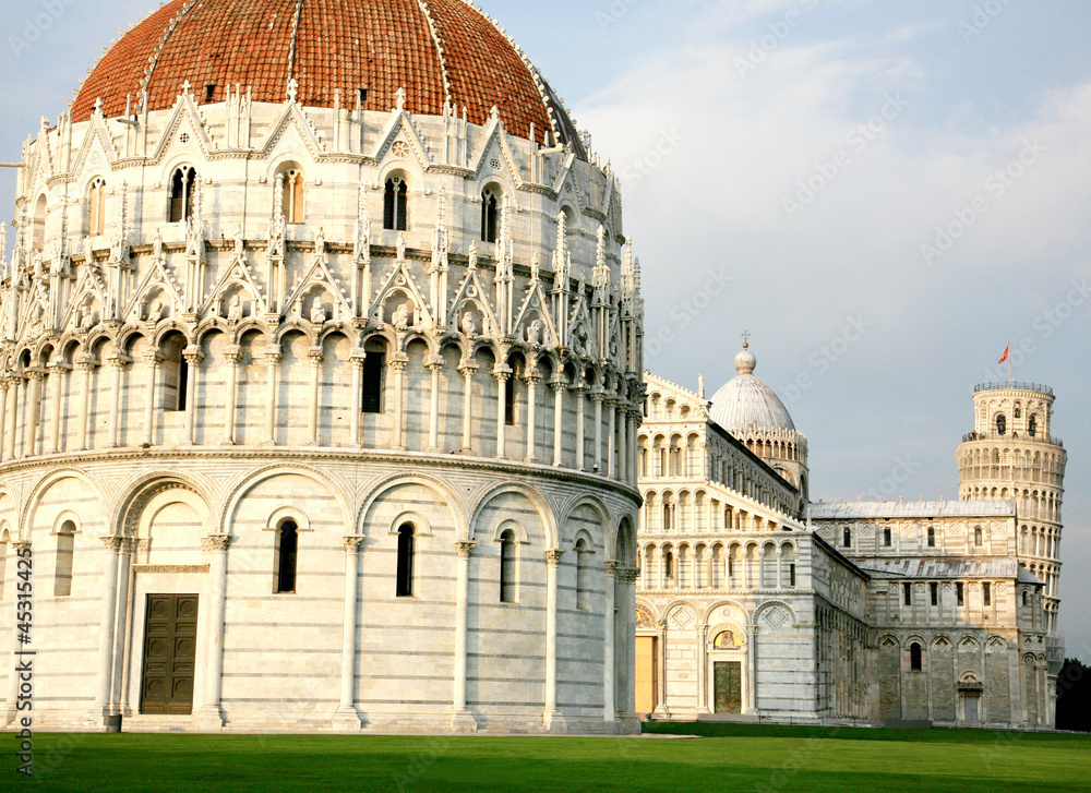 Piazza dei Miracoli - Miracles square in Pisa Italy