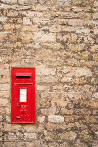 traditional old english postbox