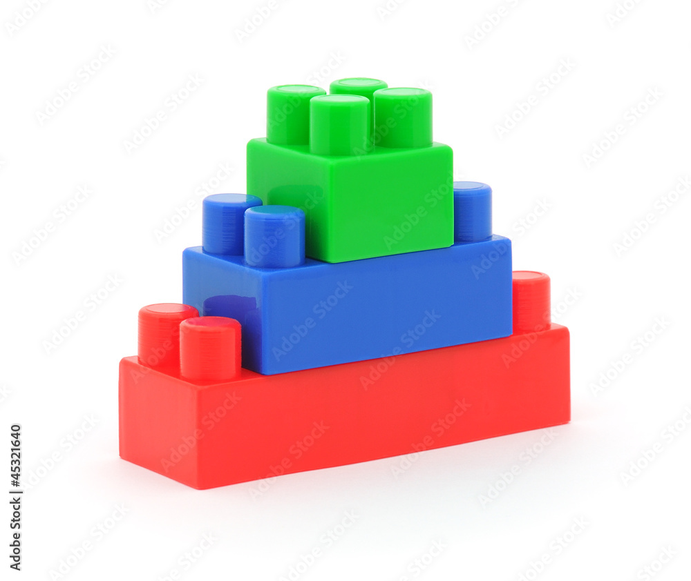 Naklejka premium Plastic Blocks