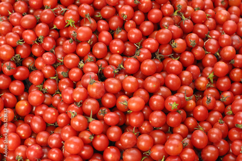 background of Cherry tomatoes