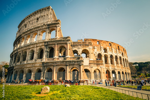 Print op canvas Coliseum in Rome
