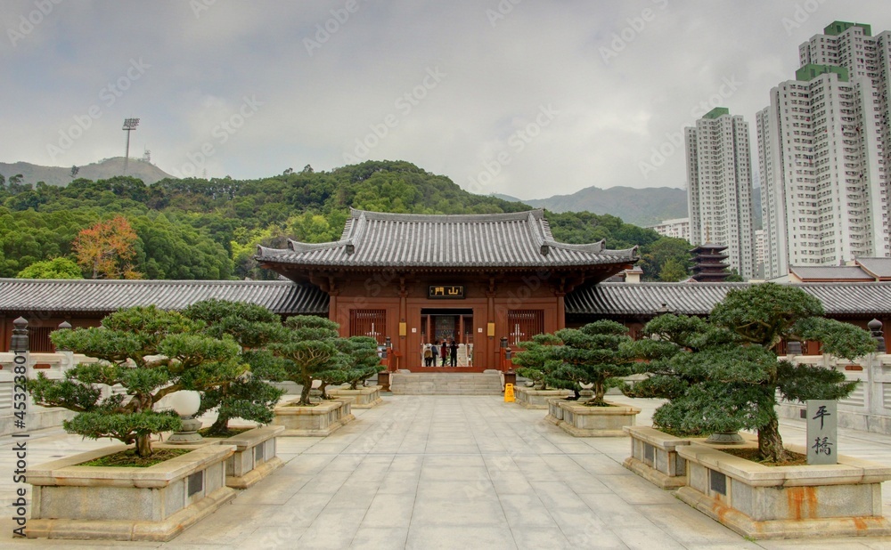 Fototapeta premium temple à hong kong