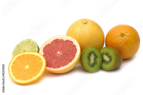 citruses  Object on a white