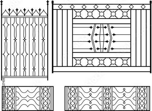 Wrought Iron Gate, Door, Fence, Window, Grill, Railing design