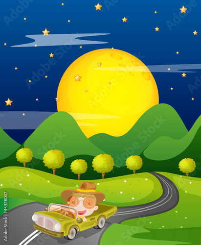 car and road