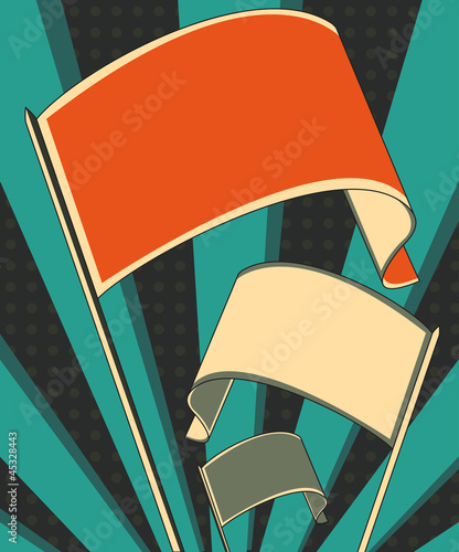 revolution flag poster