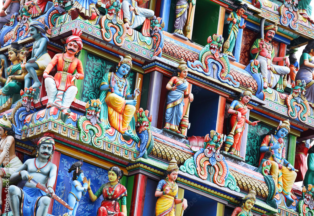 Fototapeta premium hindu temple statue