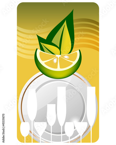 Etichetta detersivo piatti - Limone