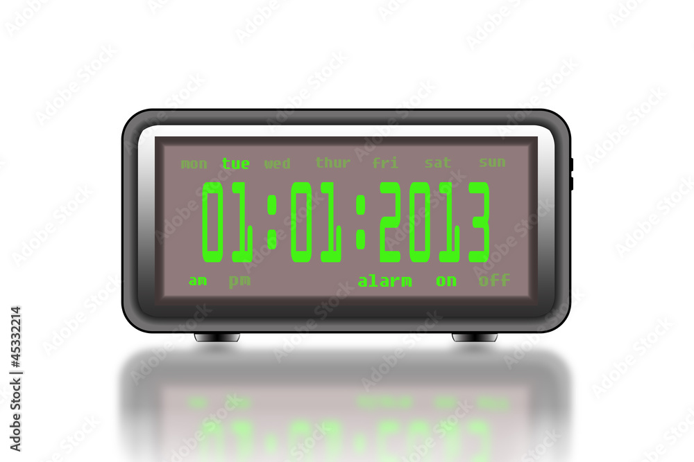 Reloj digital año nuevo 2013. Reloj digital año nuevo 2013.