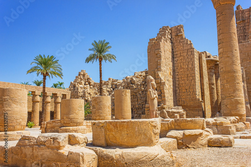 Ancient ruins of Karnak temple in Egypt #45332875