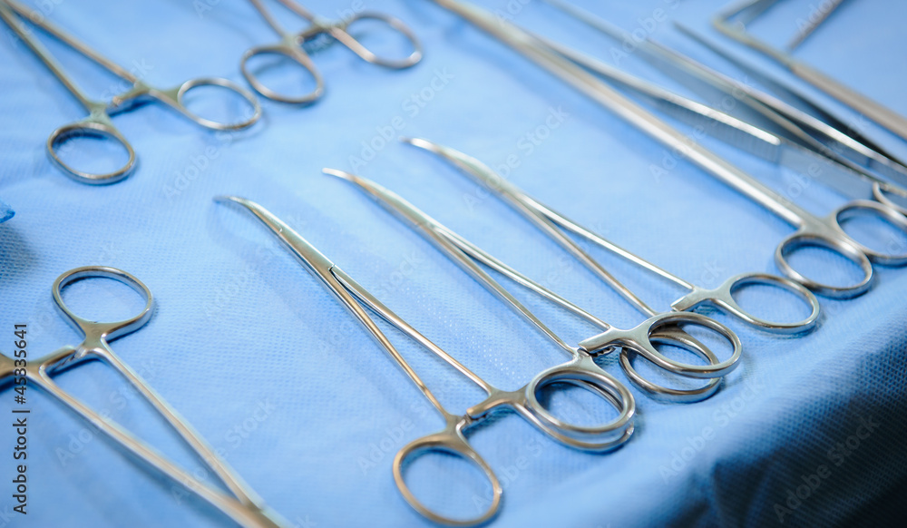 Surgical scissors close-up Surgical scissors close-up