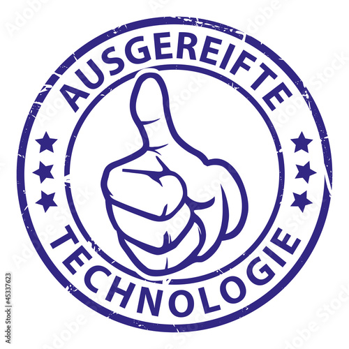 stempel daumen ausgereifte technologie