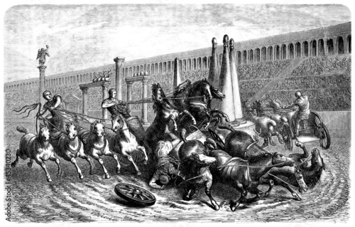 Antique Rome Arena : Chariot Race photo