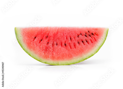 watermelon slices isolated on white background