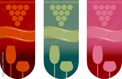 wine label covering