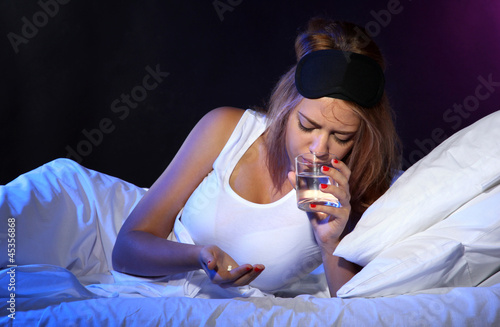 young beautiful woman with ...