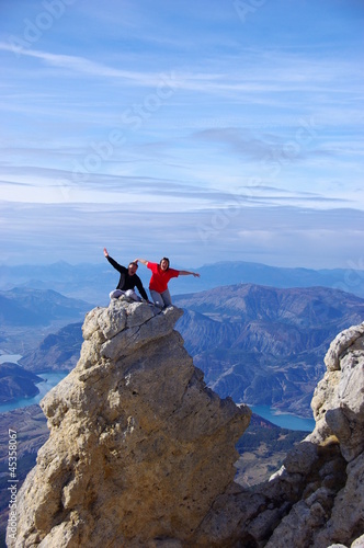 escalade du vertige, Serre-Ponçon