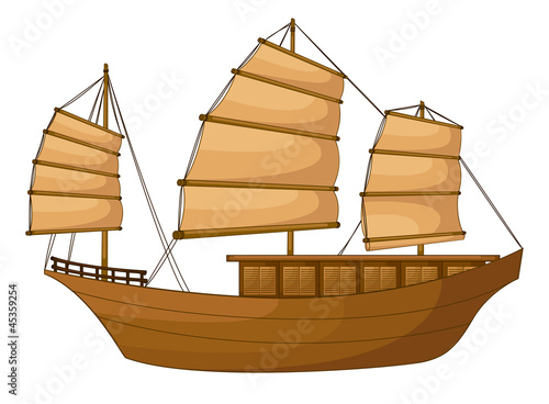 full rigged ship