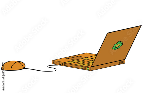 Cartoon Laptop