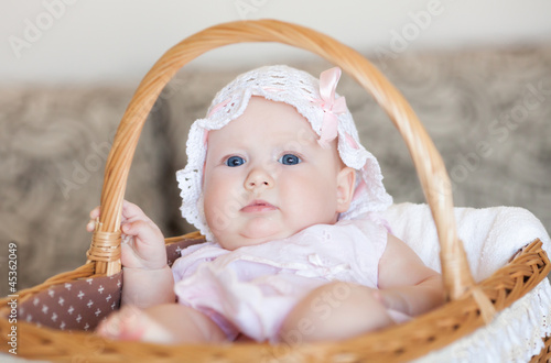 Infant in the basket