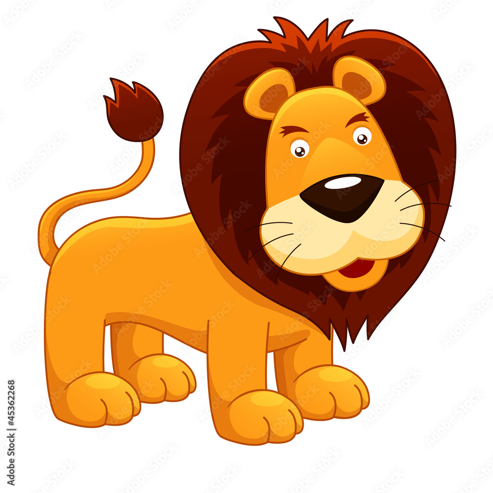 Obraz premium illustration of Lion vector