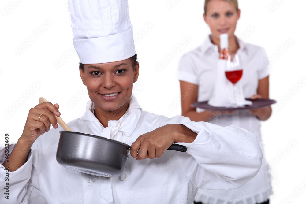 Being a chef is no longer just for men. Being a chef is no longer just for men.