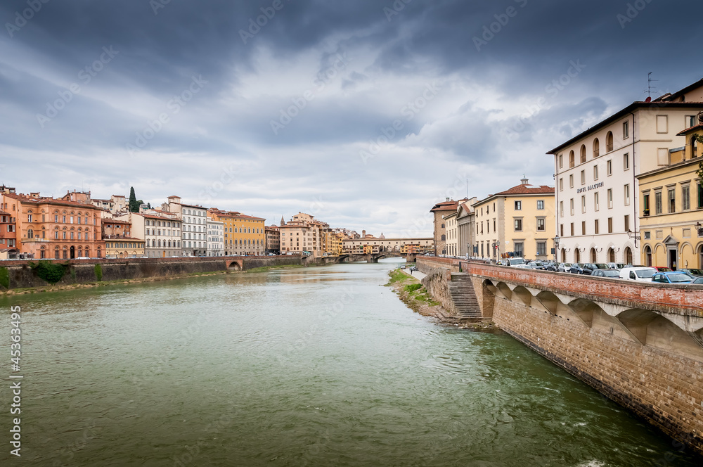 Obraz premium L'Arno à Florence