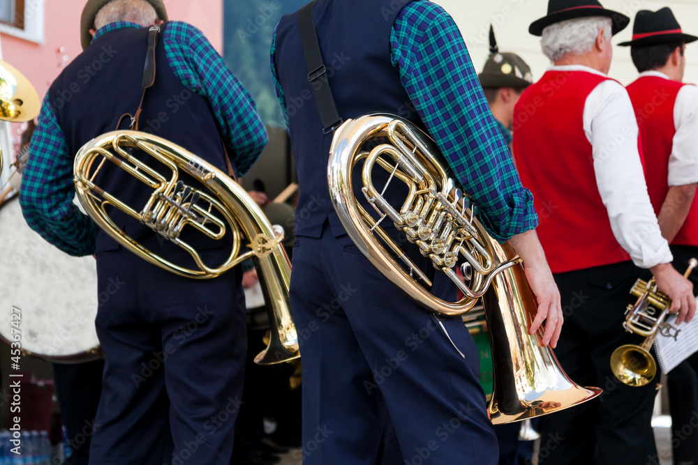 Fototapeta premium festa degli alpini