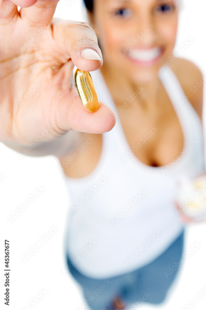 Fototapeta premium Omega 3 woman