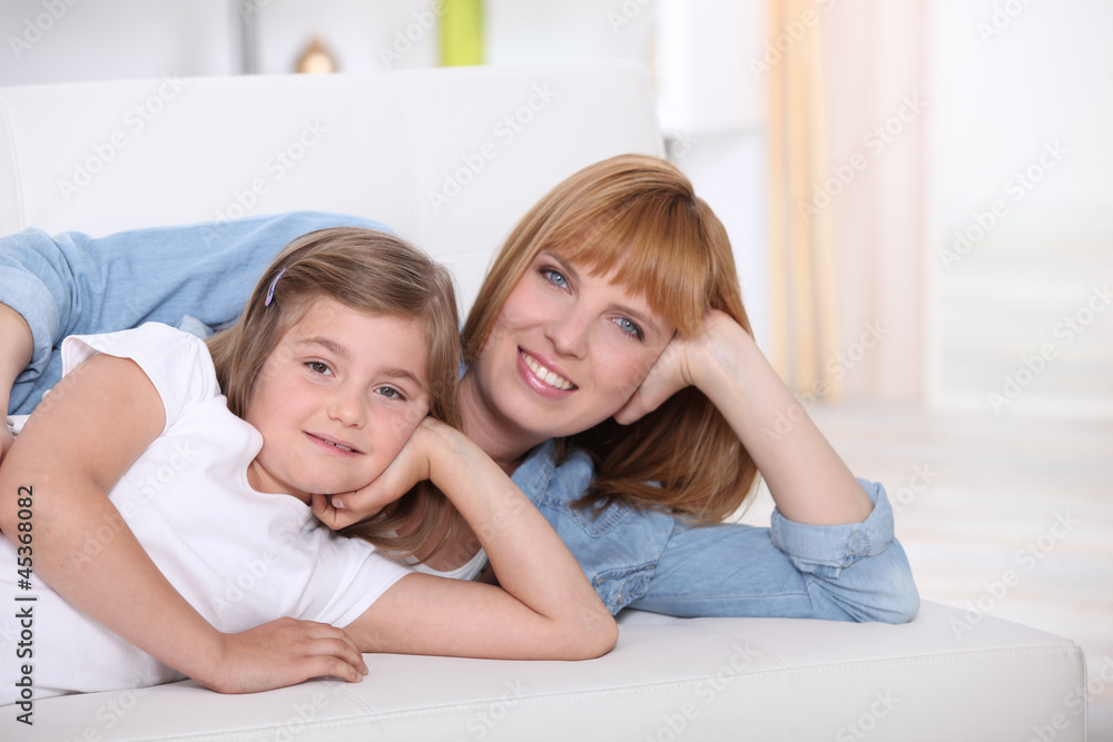 Mother spending quality time with her daughter Mother spending quality time with her daughter
