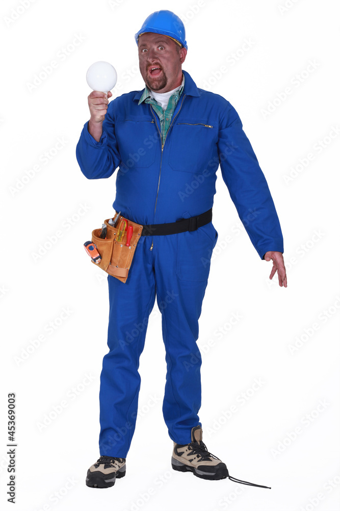 Electrocuted tradesman Electrocuted tradesman