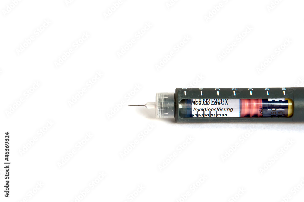 Obraz premium Spritze mit Insulin