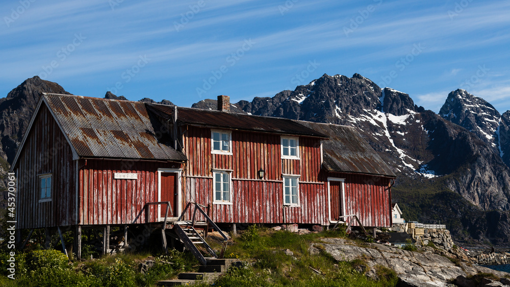 Holzhütte in Norwegen