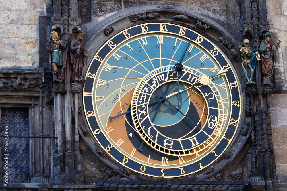 Obraz premium Prague Astronomical Clock (Prague Orloj) -Old Town City Hall