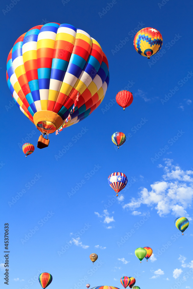 Fototapeta premium colorful hot air balloons