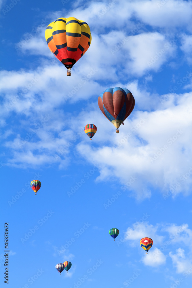 Obraz premium colorful hot air balloons
