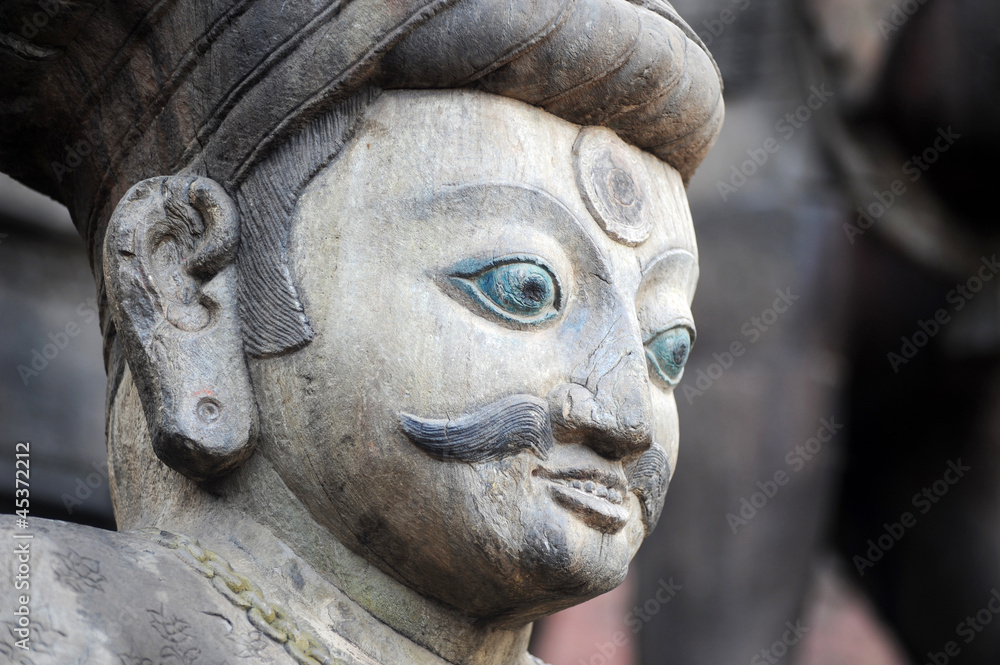Ancient buddha sculpture in Nepal Ancient buddha sculpture in Nepal