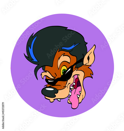 Fotografie Cool Werewolf With Sunglasses