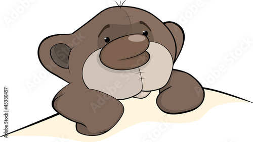 Bear cub.Cartoon