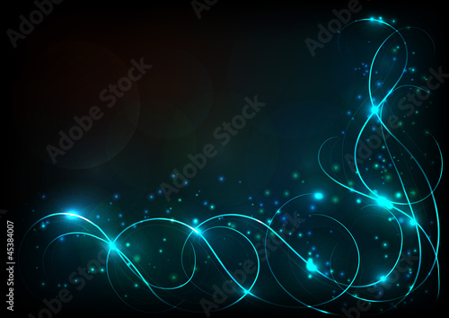 Glowing lines