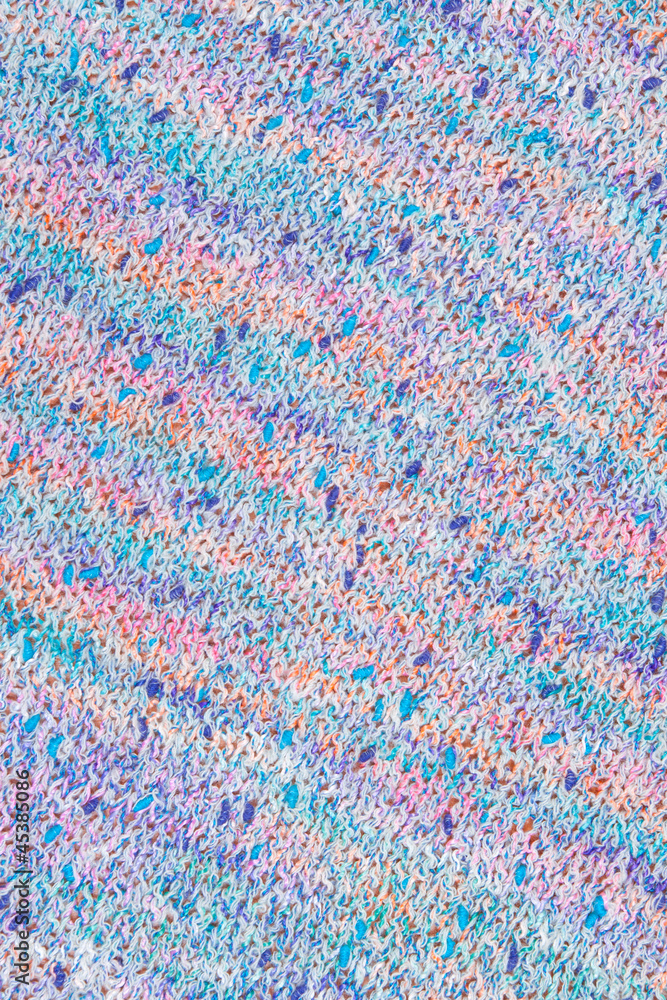 motley multicolored wool knitted background