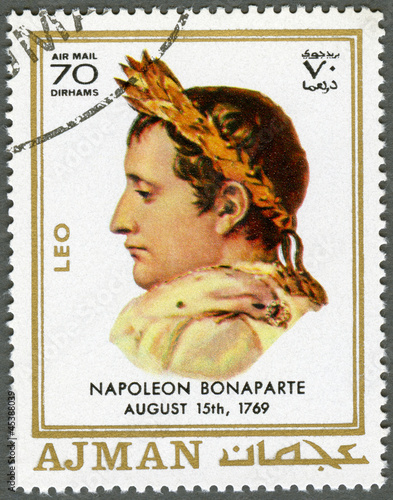 AJMAN - 1970: shows Napoleon Bonaparte (1769-1821)