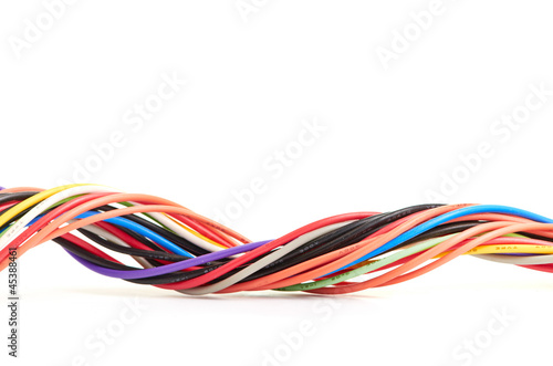 Multicolored computer cable