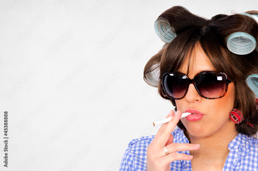 Fototapeta premium Elegant housewife