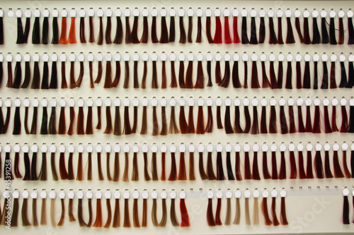 haarprobe strähnchen farbpalette coloration