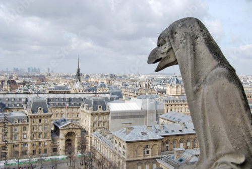 Los tejados de Paris, Catedral de Notre Dame. © Trazos sobre Papel