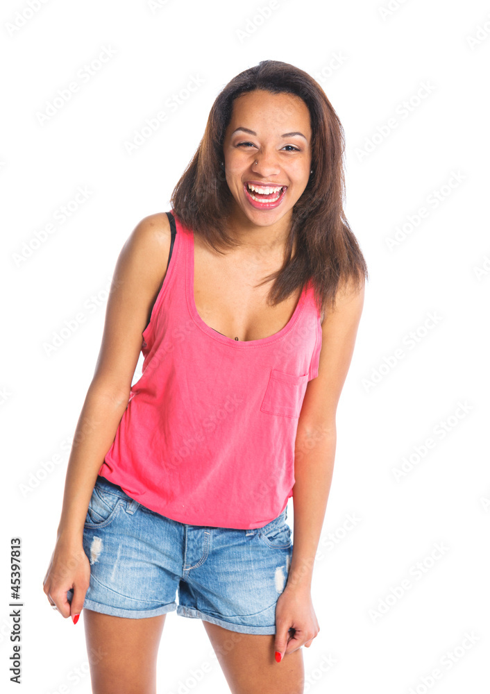 Laughing girl Laughing girl