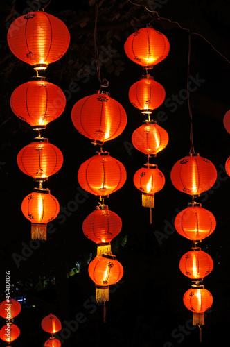 Big red lanterns